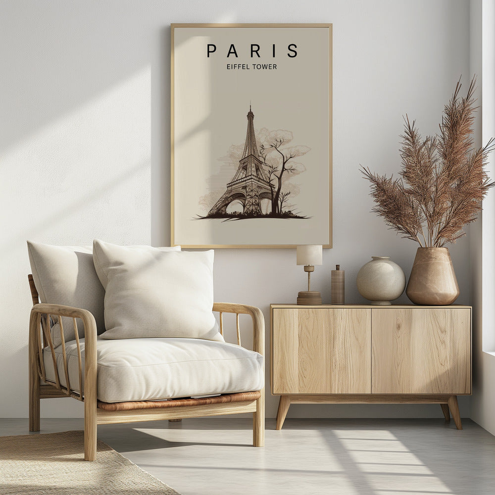 Paris Eiffel Tower - Poster / Art Print