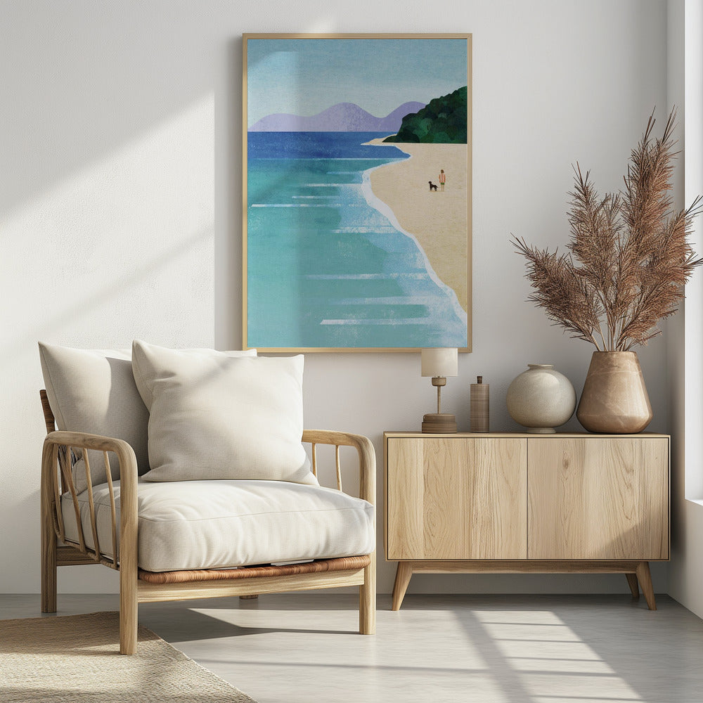 Beach Girl iii - Poster / Art Print