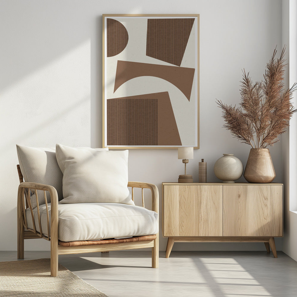 Modern Abstract Shape 02 - Poster / Art Print