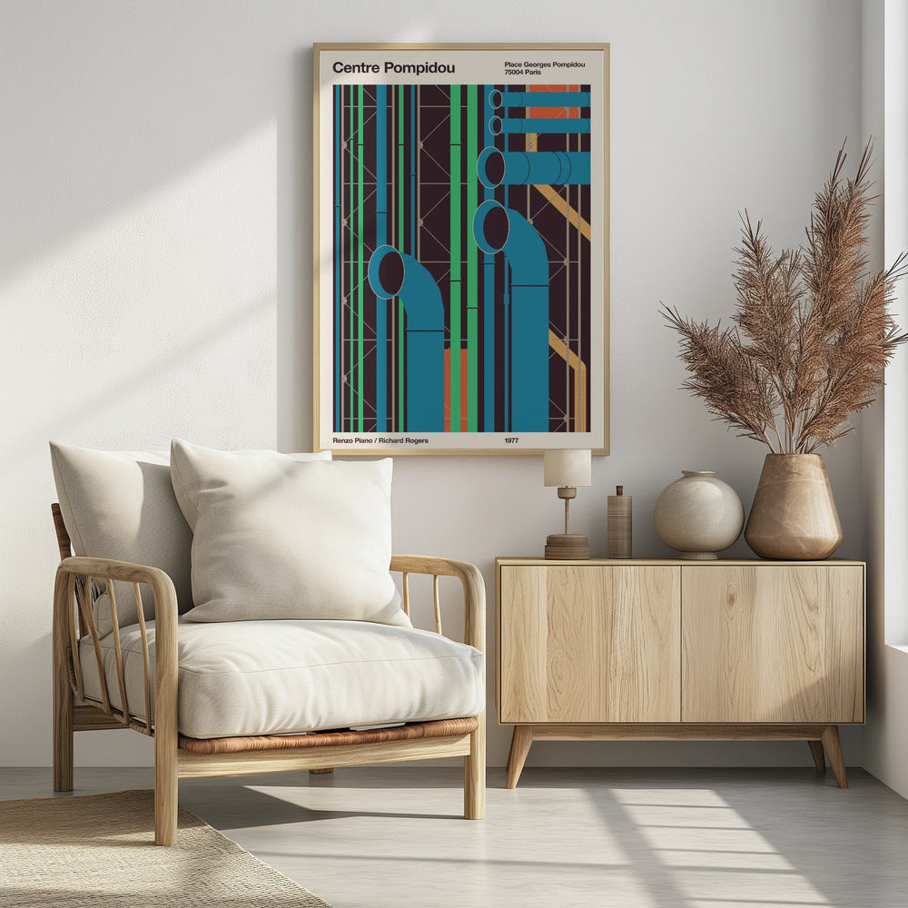 Pompidou - Poster / Art Print