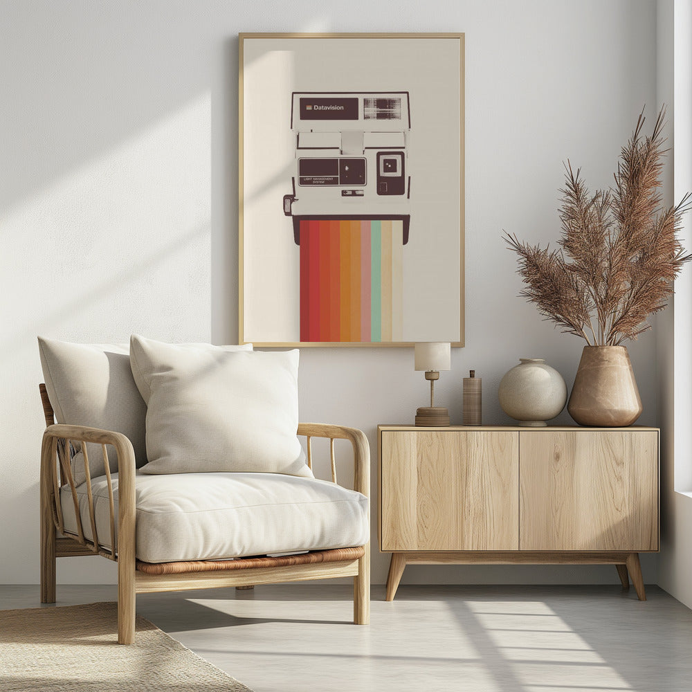 Instant Camera Rainbow - Poster / Art Print