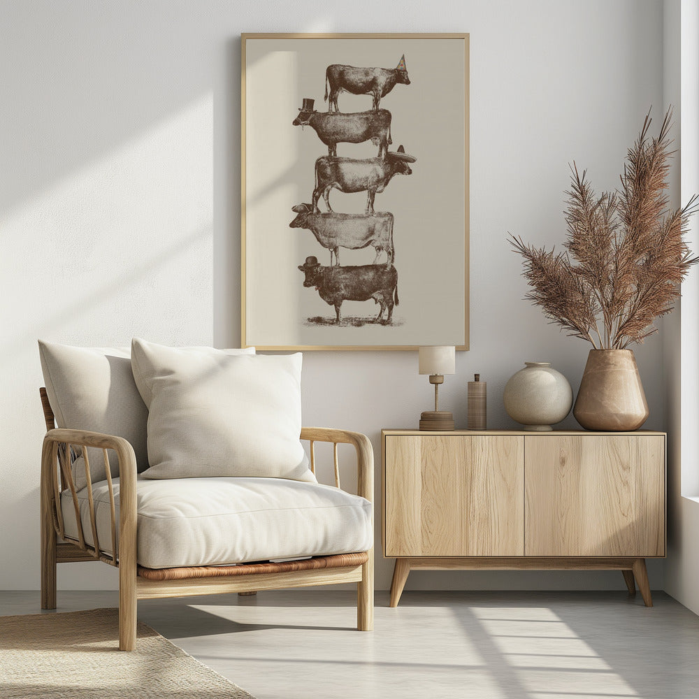 Cow Cow Nuts - Poster / Art Print