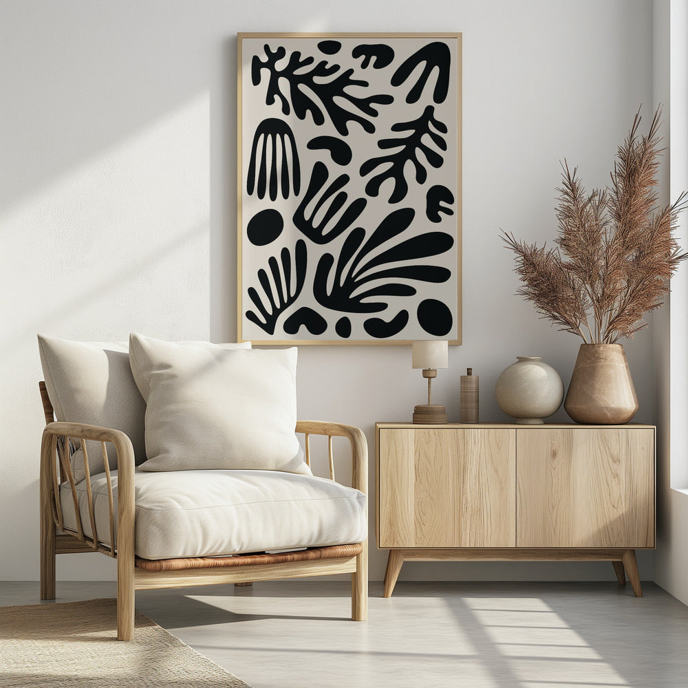 Henri Matisse Black Algae Collection #3 - Poster / Art Print