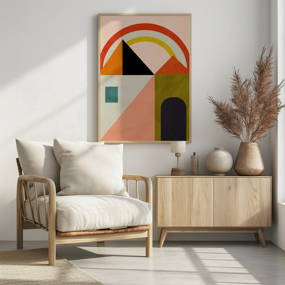 Playing Around Shapes - Poster / Art Print