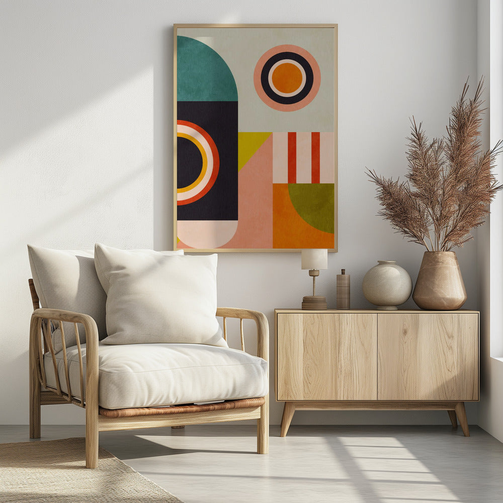 Playing Around Shapes 2 - Poster / Art Print