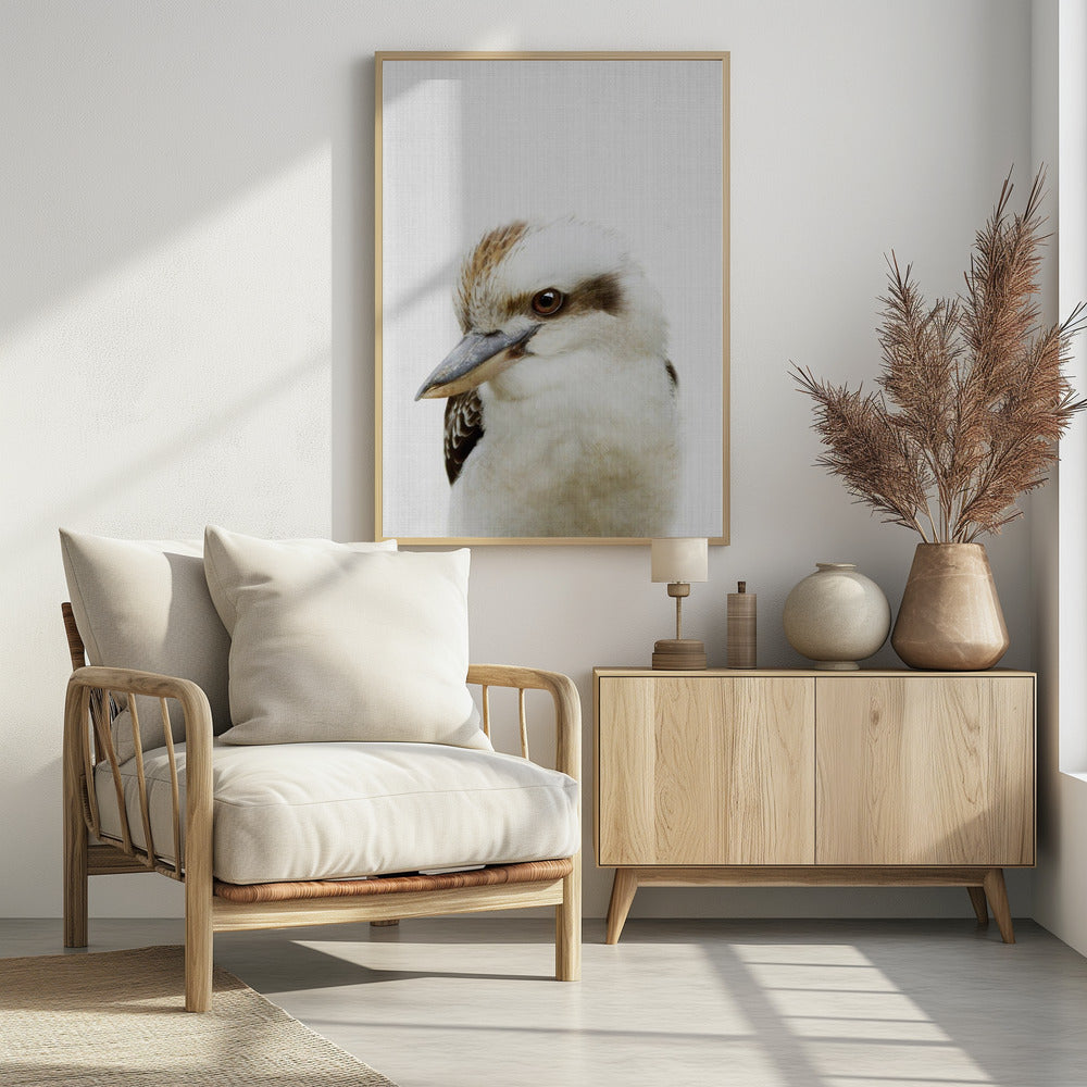 Peekaboo Kookaburra - Poster / Art Print