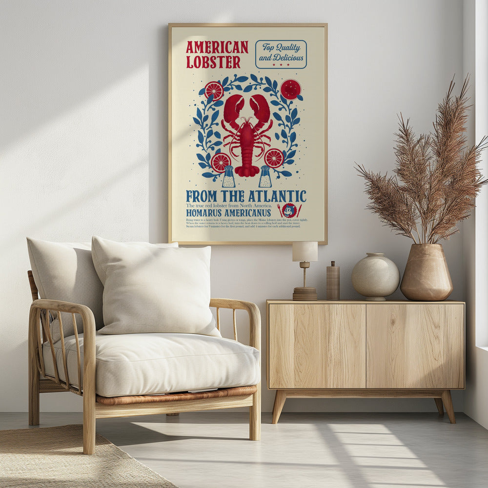 Lobster kitchen print - Poster / Art Print
