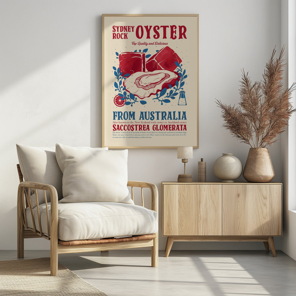 Oyster kitchen decor - Poster / Art Print