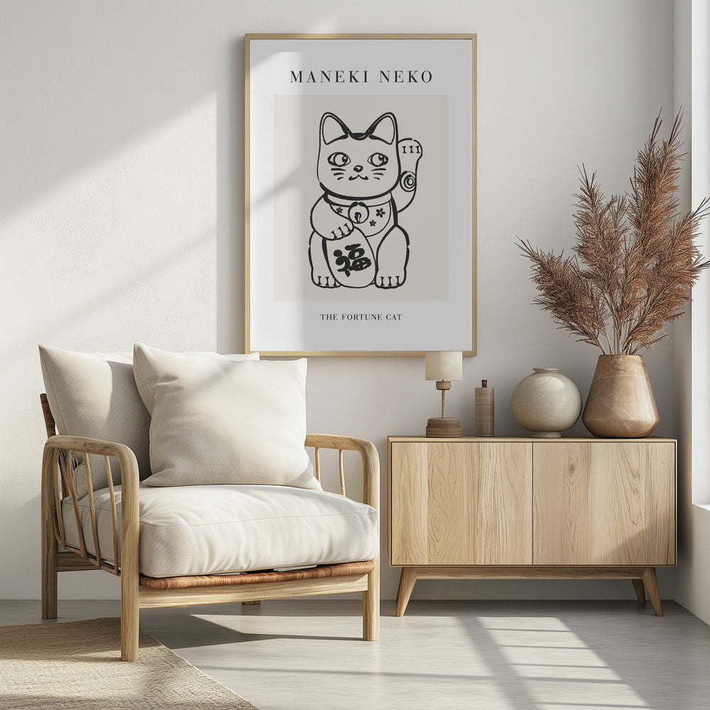 Manekineko No2 - Poster / Art Print