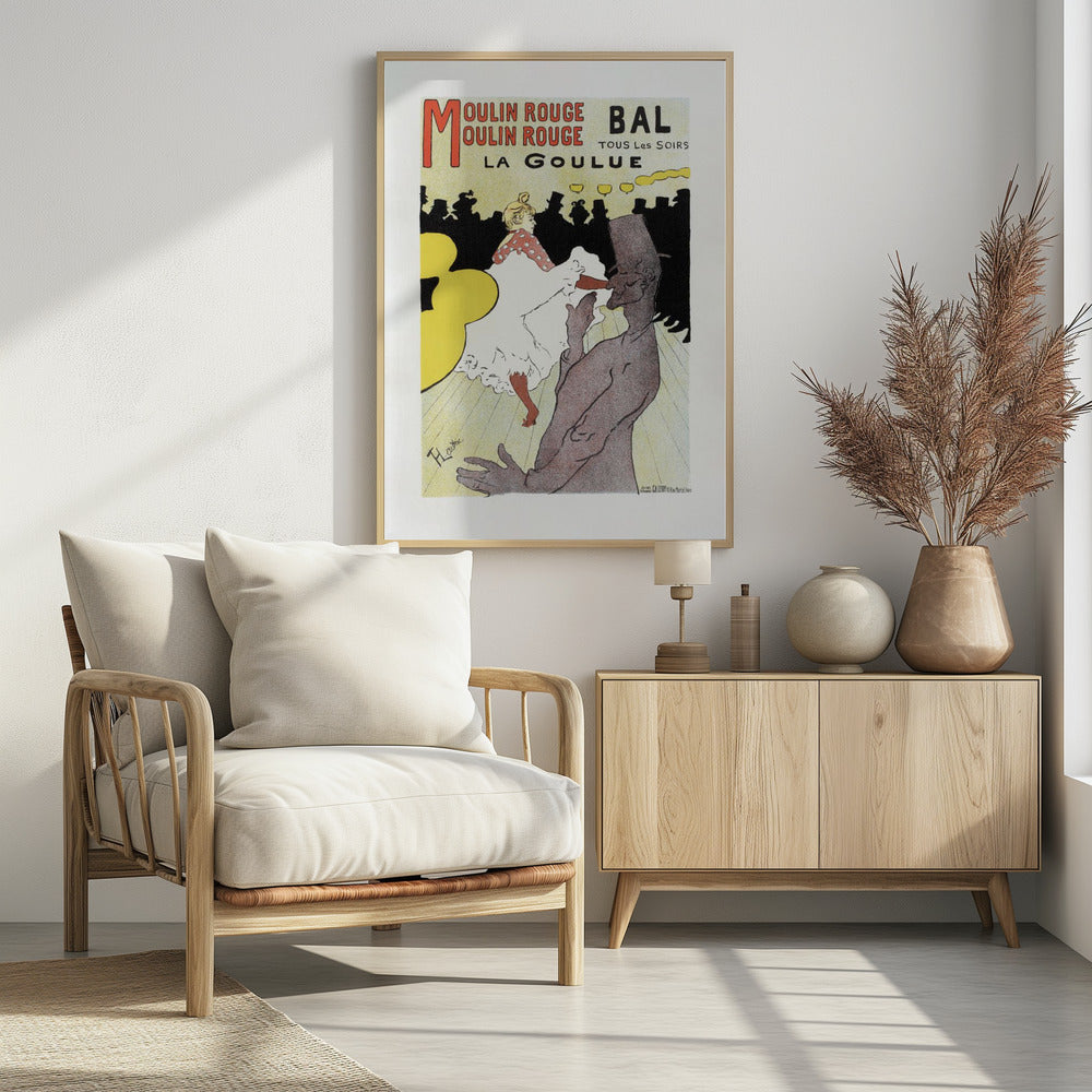 Affiche Pour Le Moulin Rouge la Goulue (1898 - Poster / Art Print