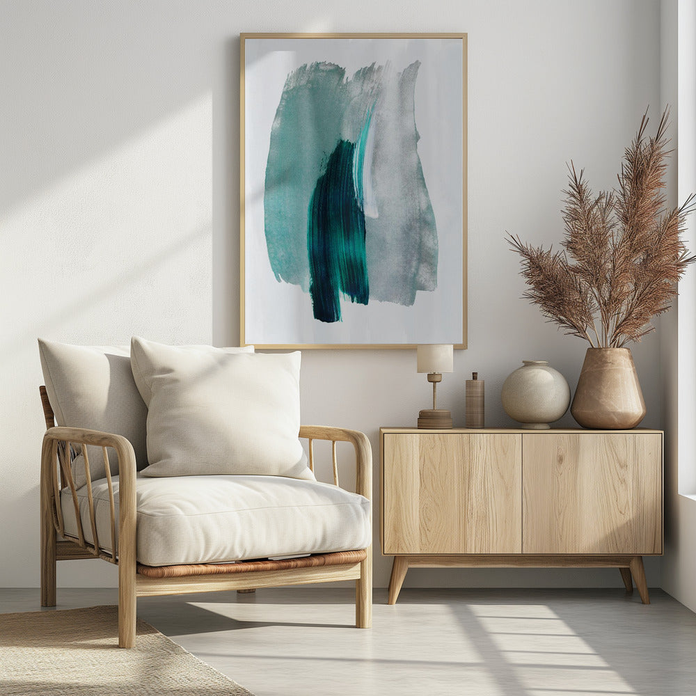 Abstract Brush Strokes 19 - Poster / Art Print