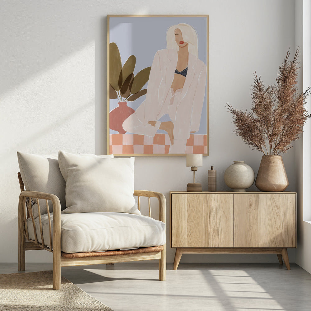 Too Lazy To Yoga - Poster / Art Print