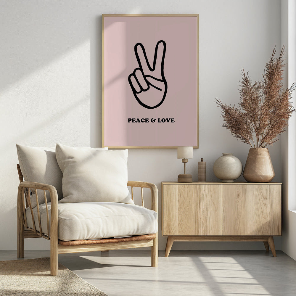 Peace & Love - Poster / Art Print