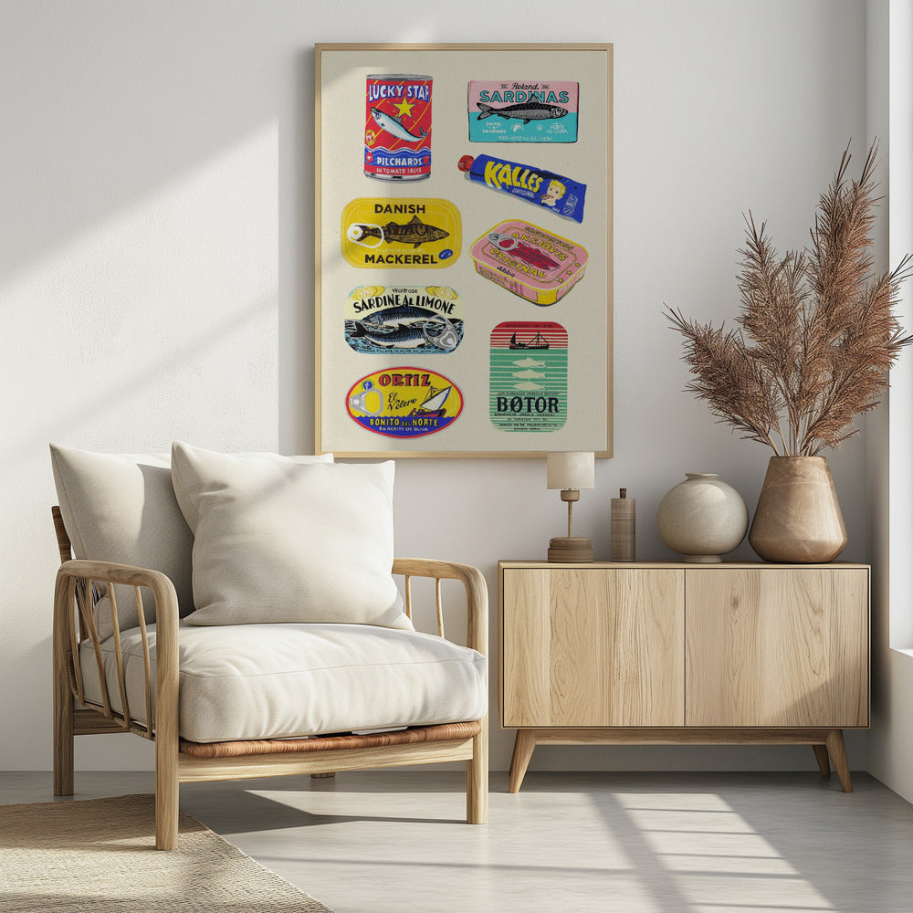 Canned Fish - Poster / Art Print