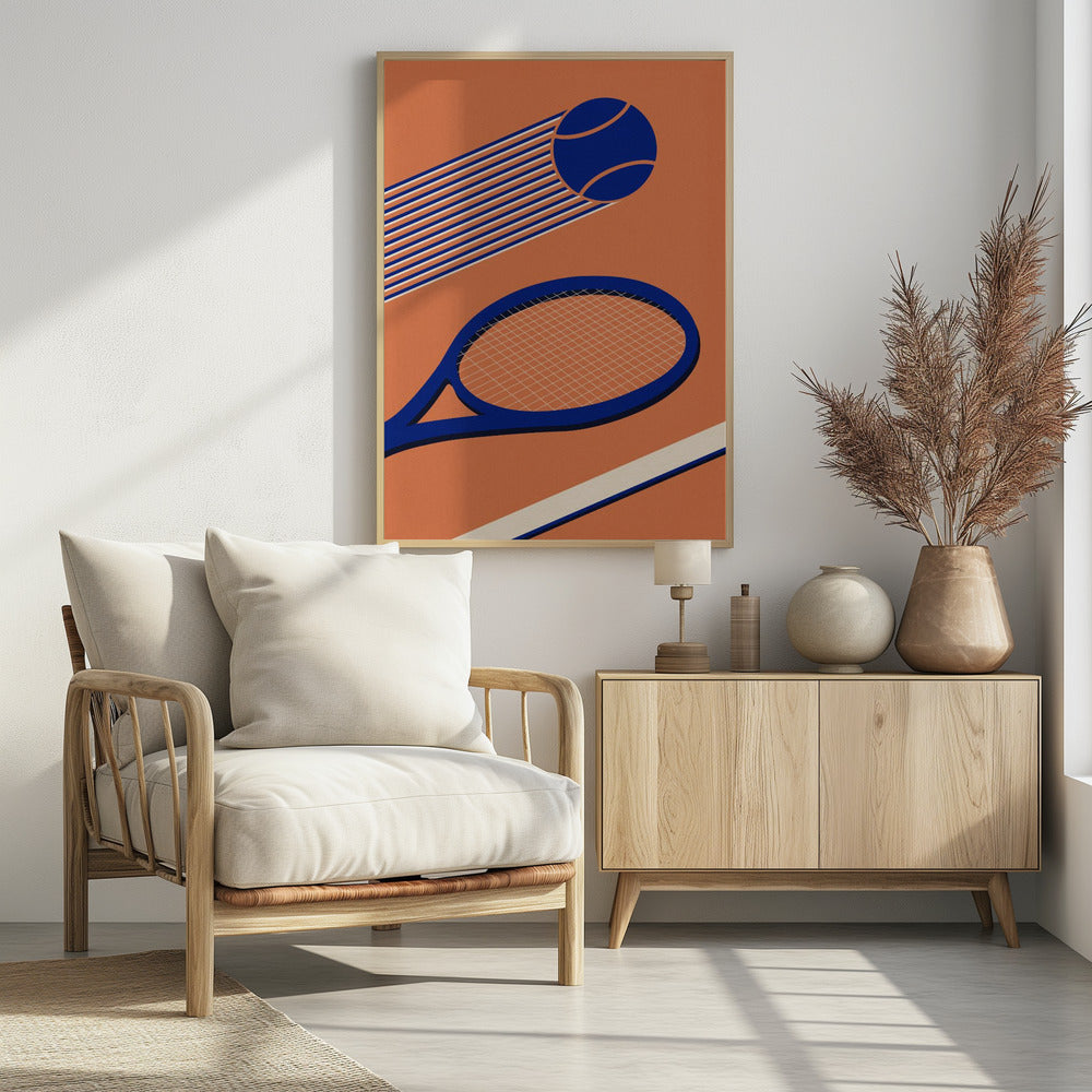 Tennis 80s - Poster / Art Print