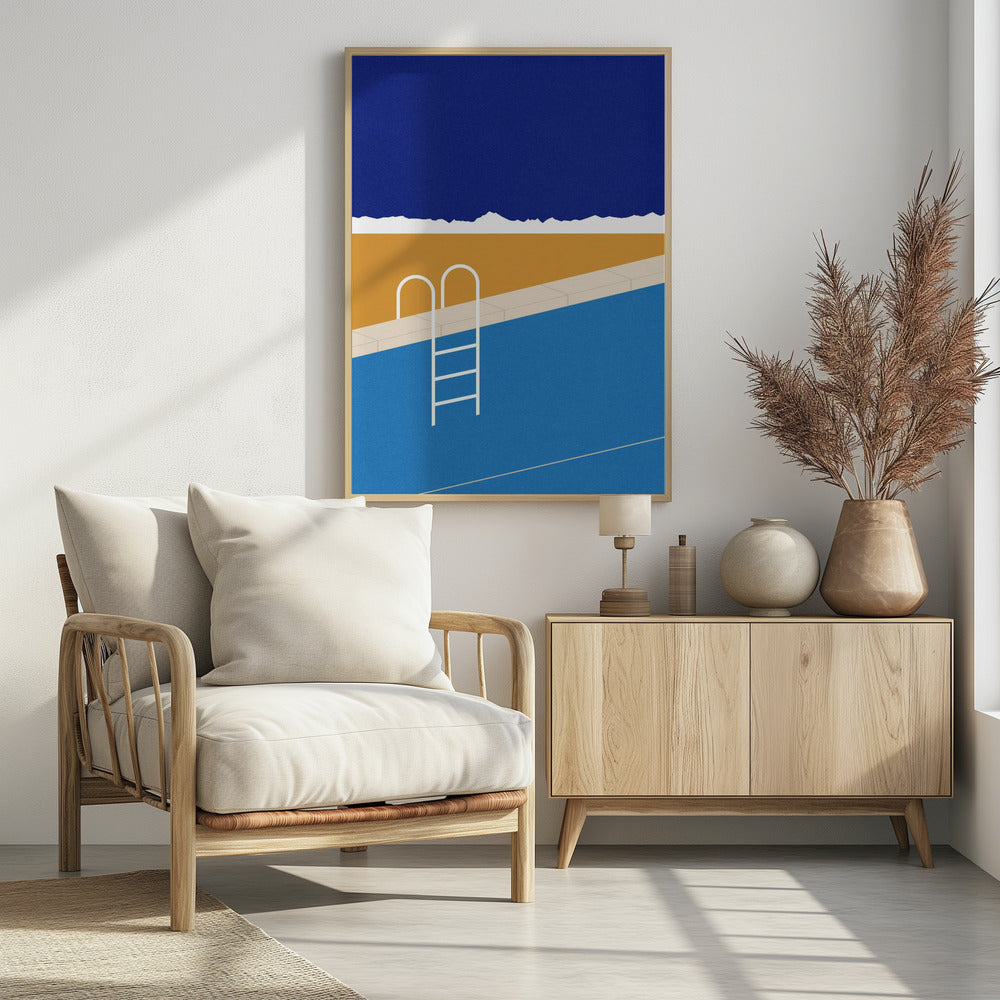 Desert Pool - Poster / Art Print