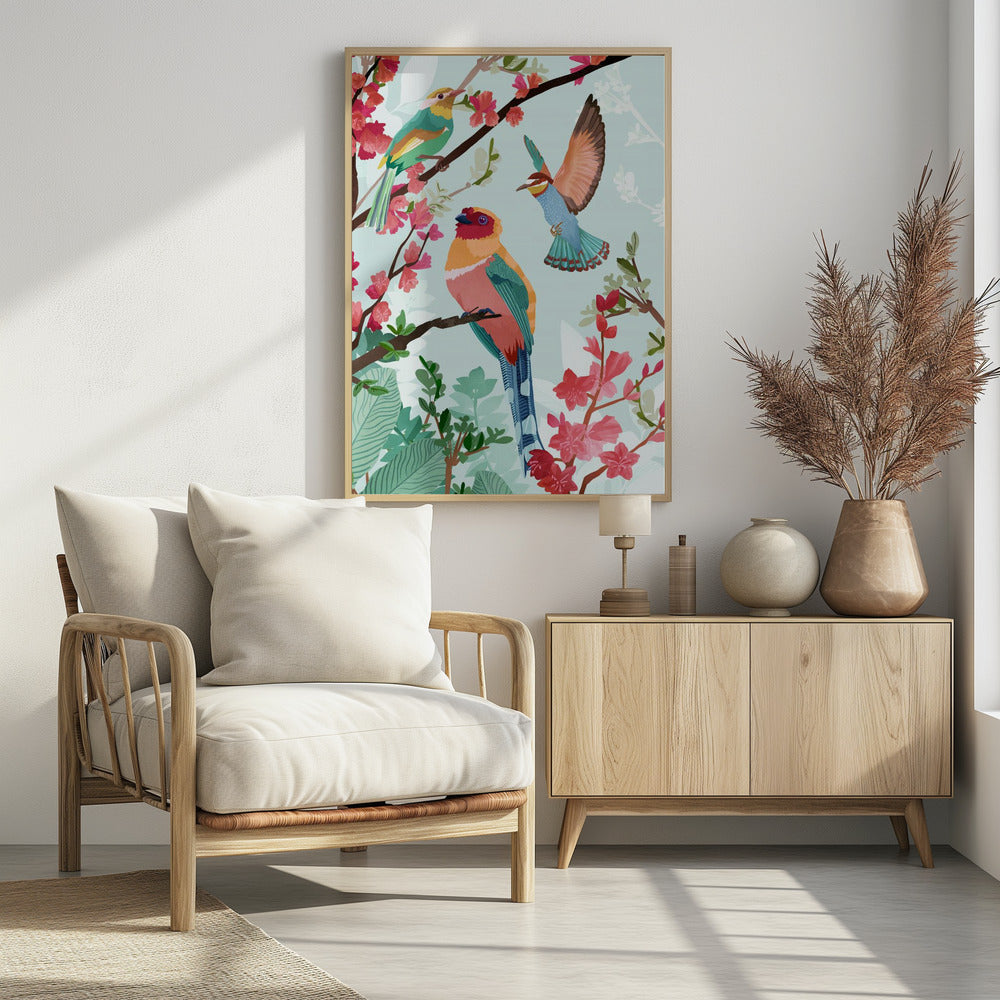 Birds of Summer - Poster / Art Print