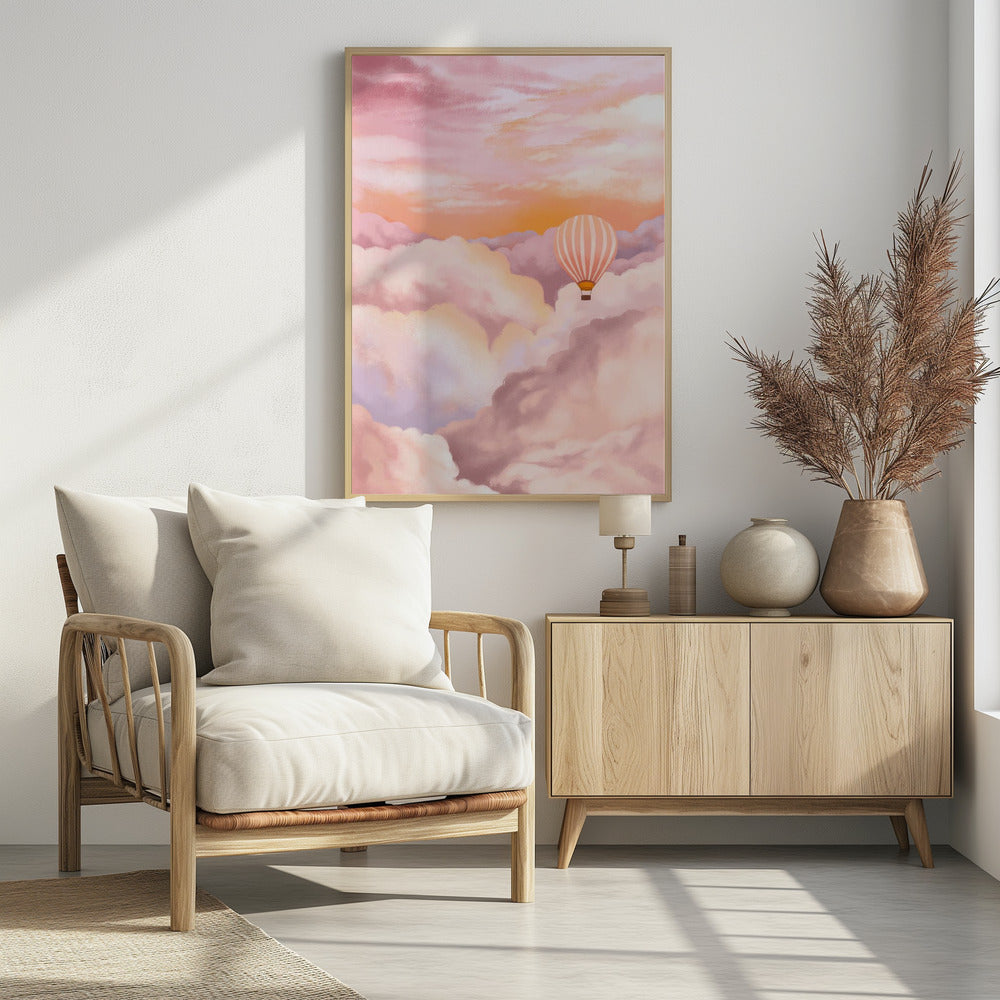 In the Clouds - Poster / Art Print