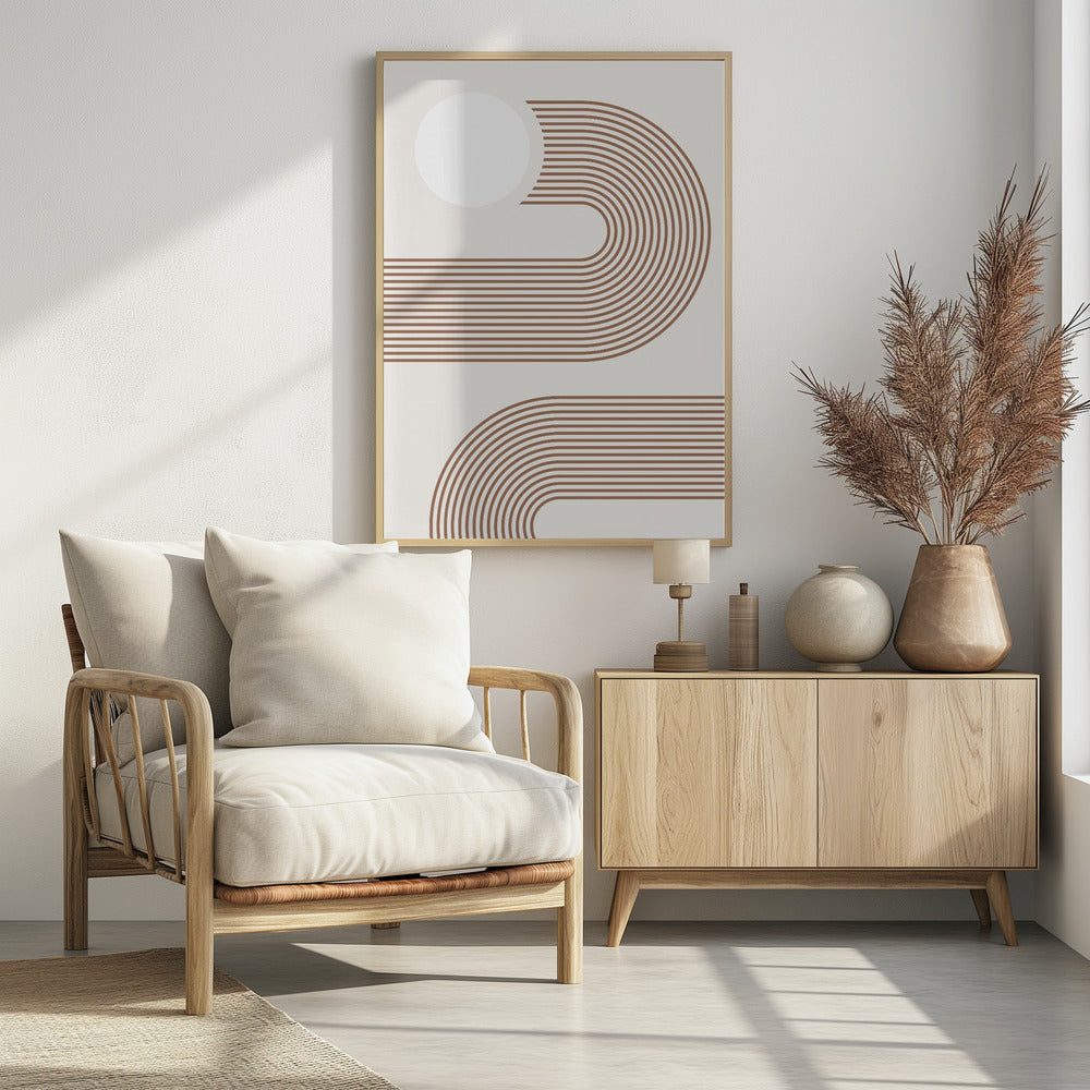 Beige Arc Poster No.2 - Poster / Art Print