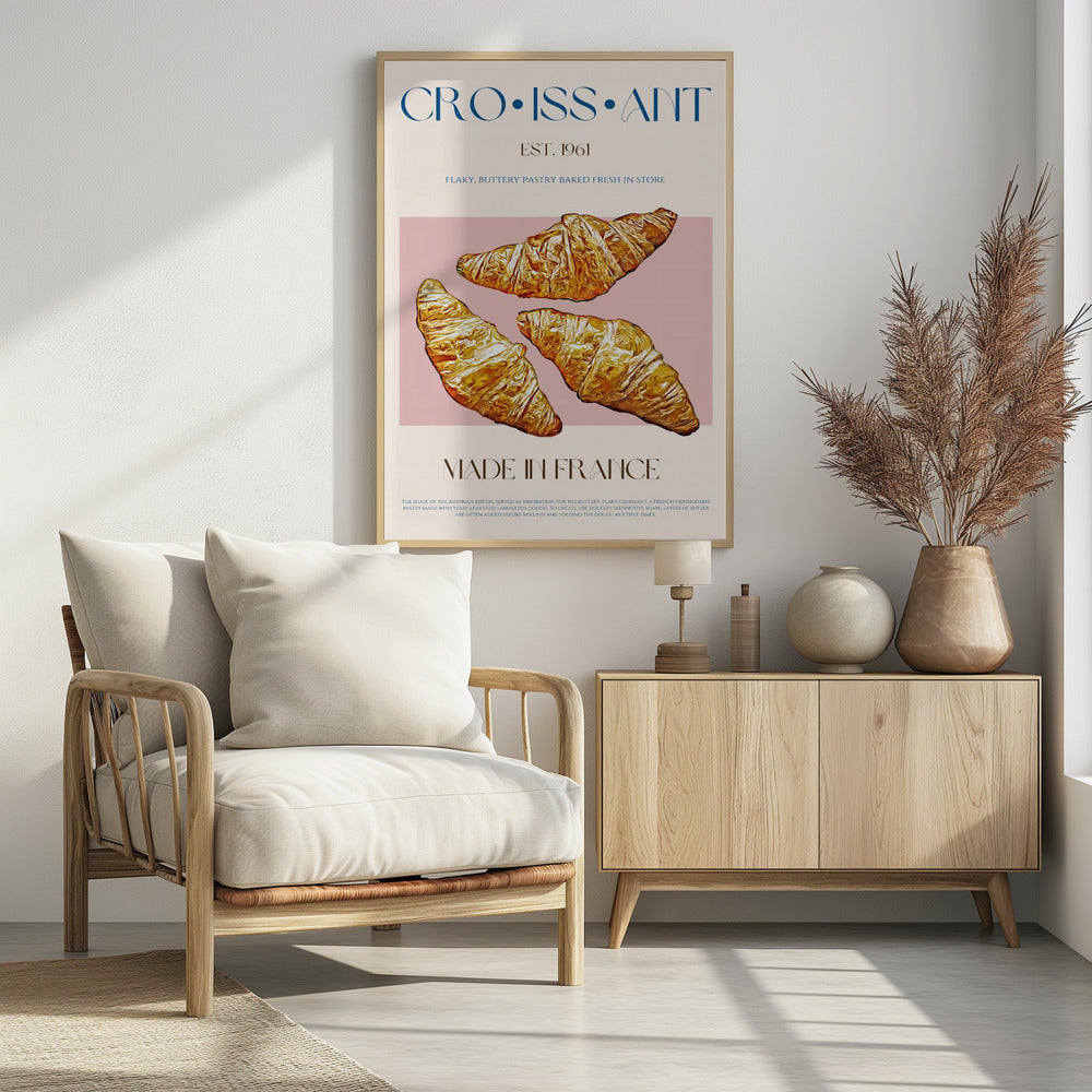 Croissant Print - Poster / Art Print