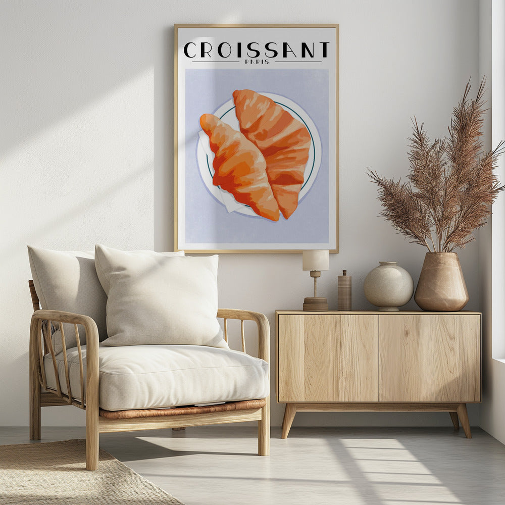 Croissant - Paris - Poster / Art Print