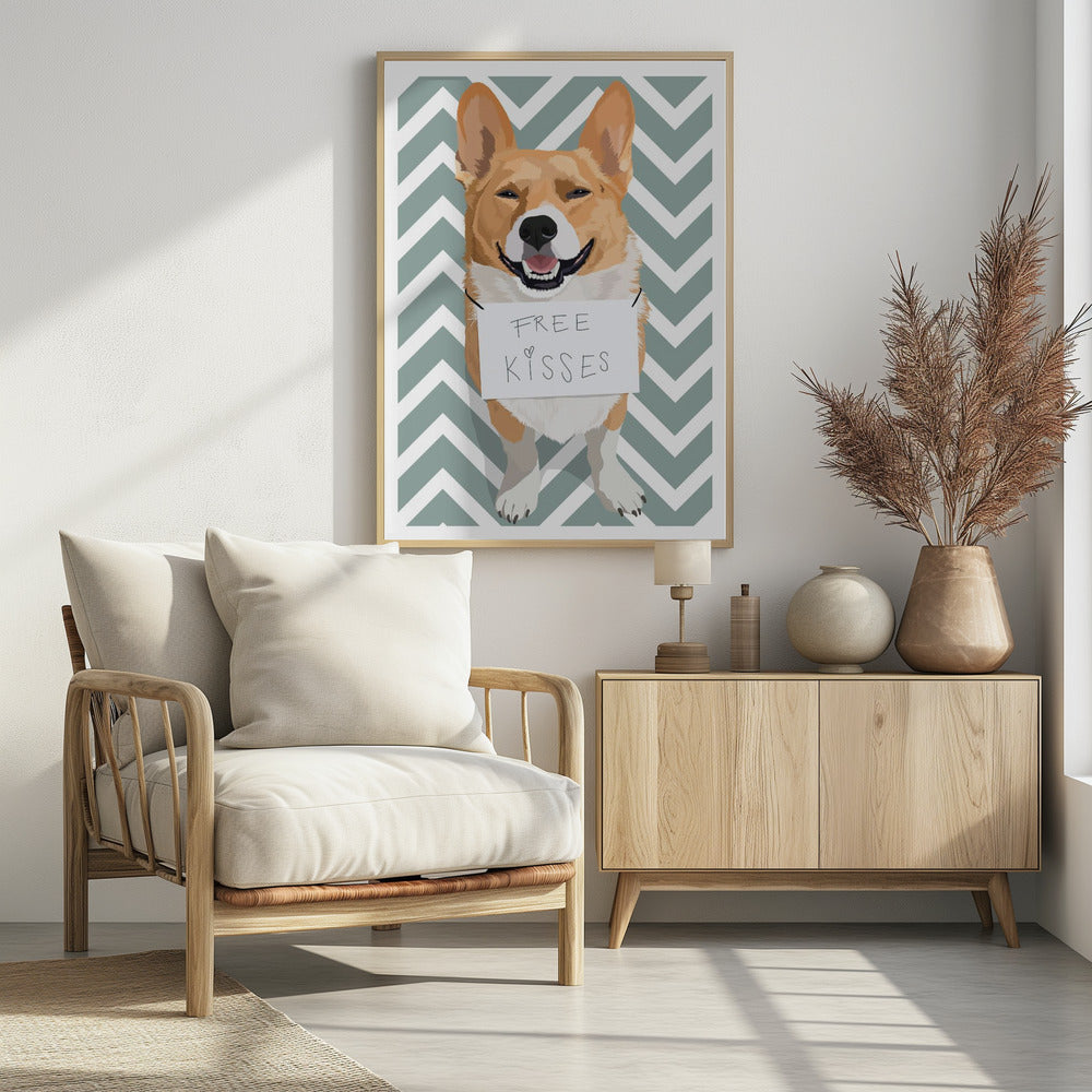 Free Kisses - Poster / Art Print