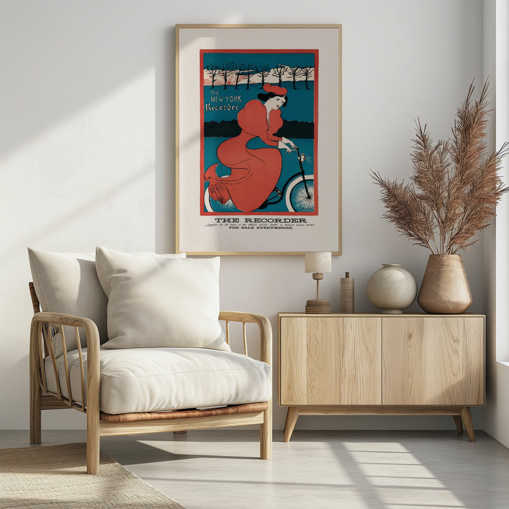 The New York Recorder (1895) By GF Scotson Clark - Poster / Art Print