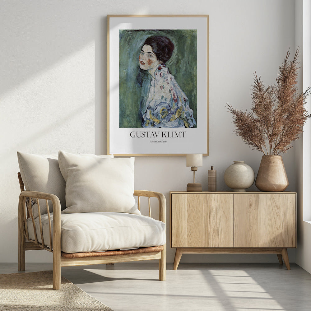 Porträt Einer Dame (1916–1917) Poster - Poster / Art Print