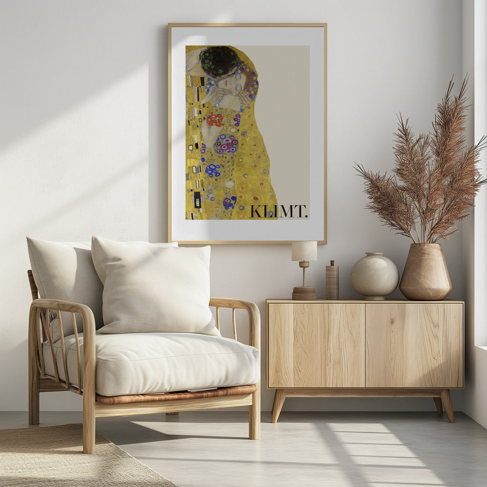 The Kiss (1907–1908) Special Poster Crop - Poster / Art Print