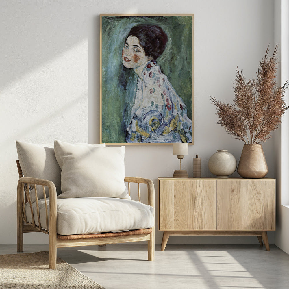 Porträt Einer Dame (1916–1917) - Poster / Art Print