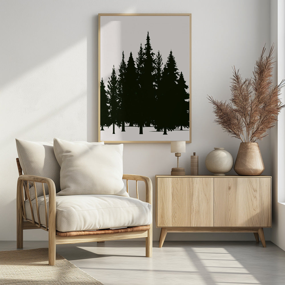 Tannenwald (dark) - Poster / Art Print