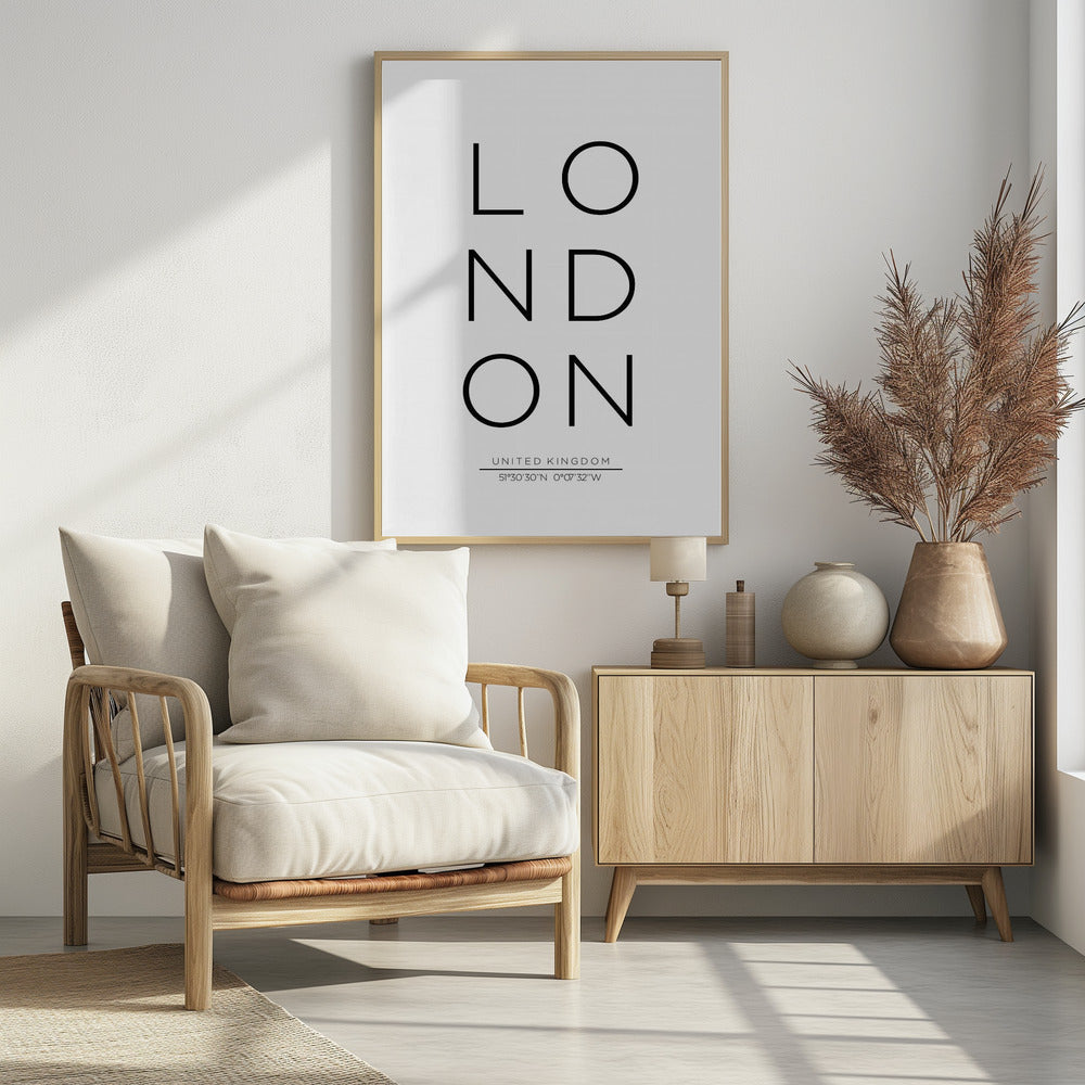 LONDON - Poster / Art Print