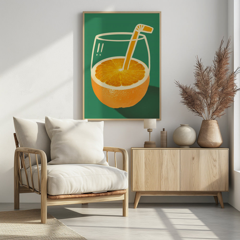 Orange juice - Poster / Art Print