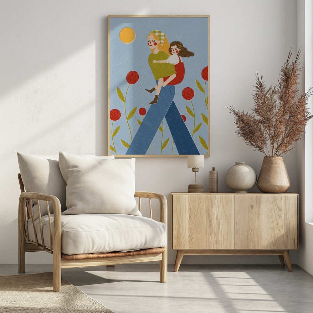 Piggy Back - Poster / Art Print