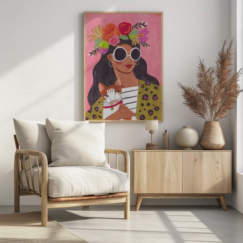 Cat Lady - Poster / Art Print