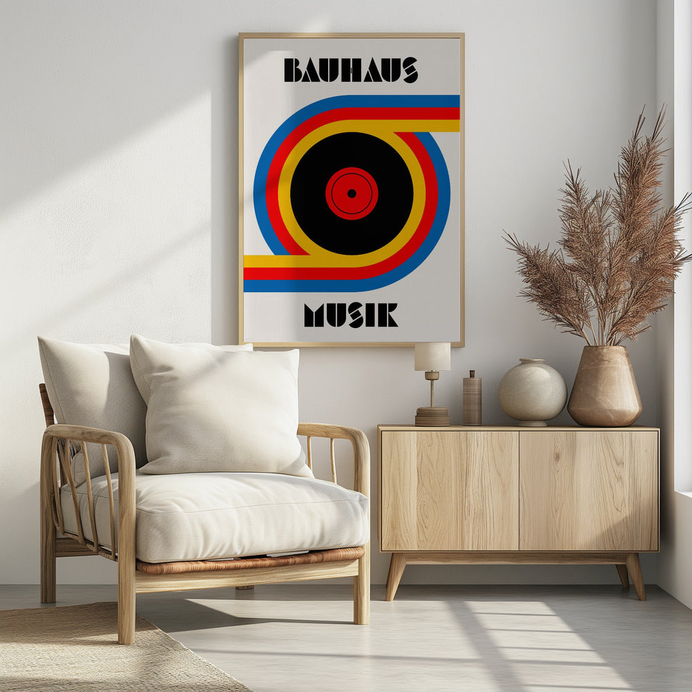 Bauhaus Music Vinyl - Poster / Art Print
