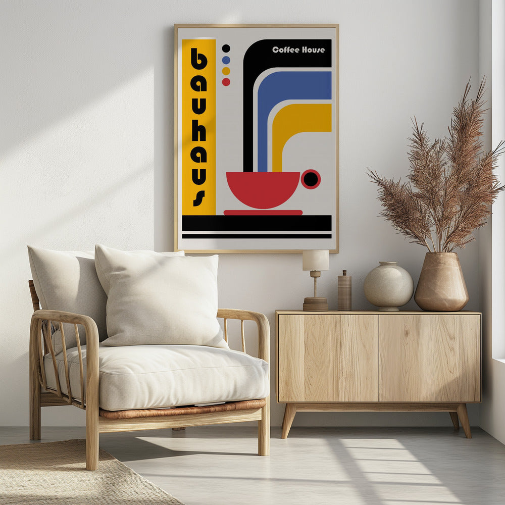 Bauhaus Coffee House - Poster / Art Print