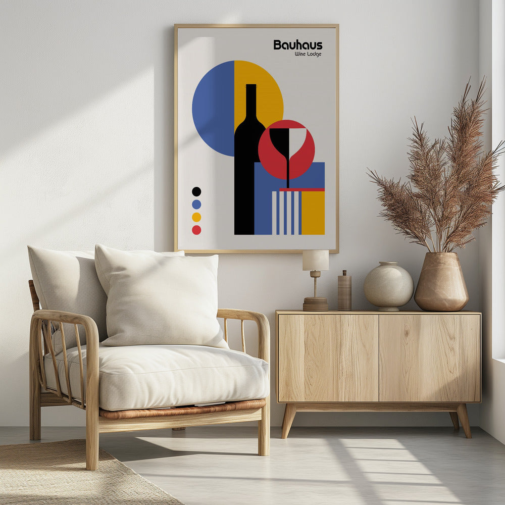 Bauhaus Wine Lodge - Poster / Art Print