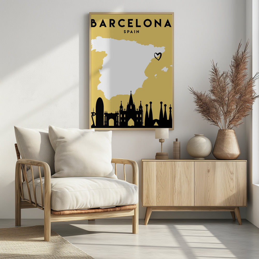 City Love Maps 09 - Poster / Art Print