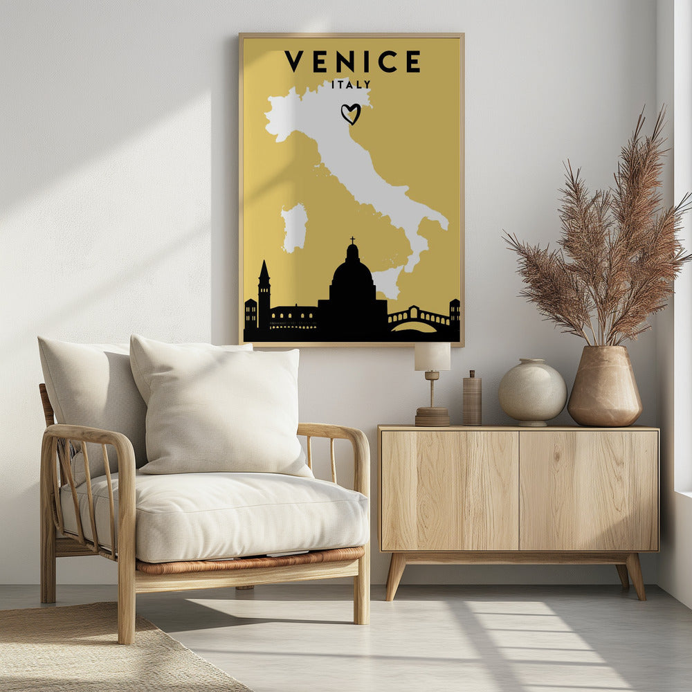 City Love Maps 91 - Poster / Art Print