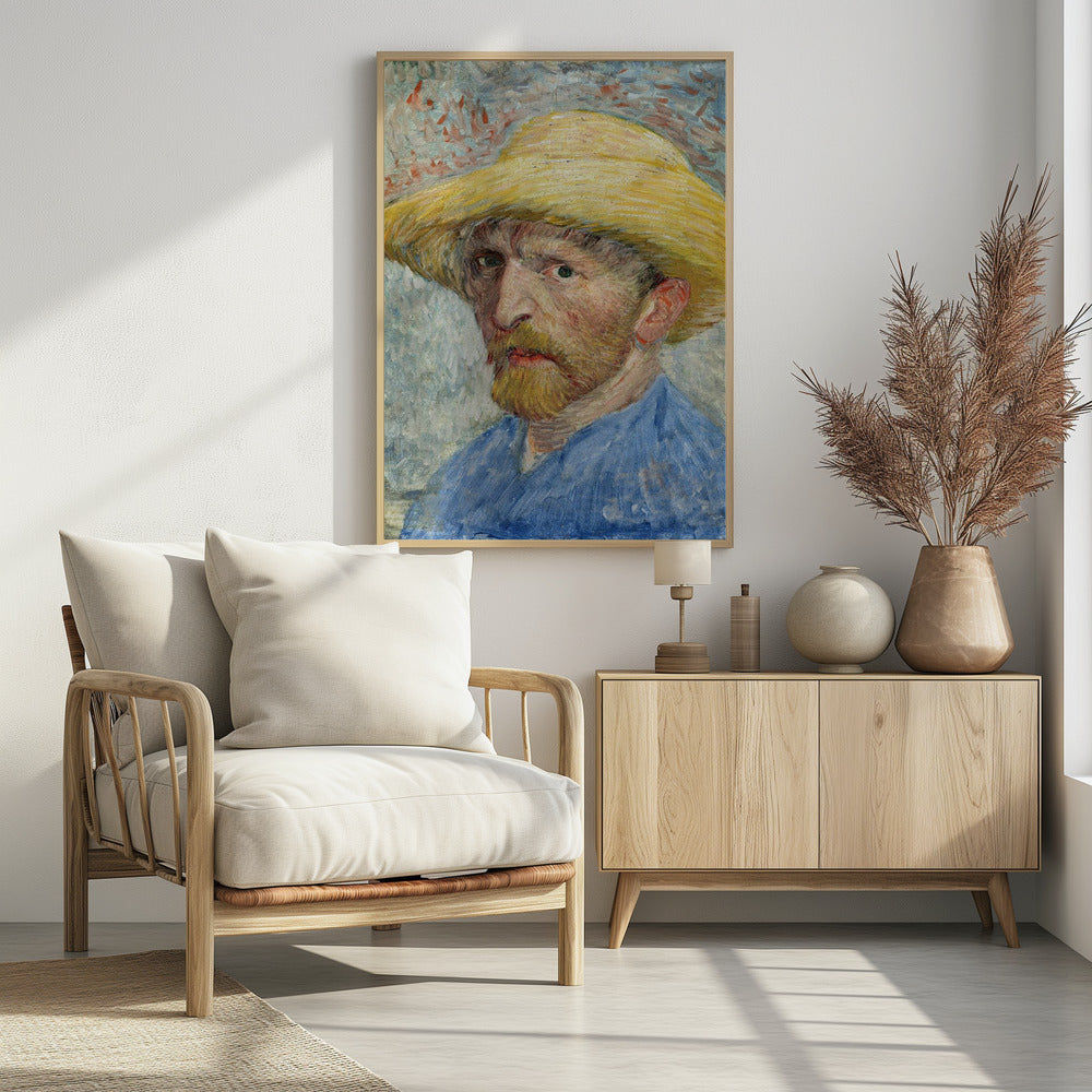 Vincent Van Gogh's Self Portrait (1887) - Poster / Art Print