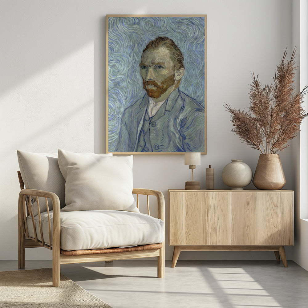 Vincent Van Gogh's Self Portrait (1889) - Poster / Art Print