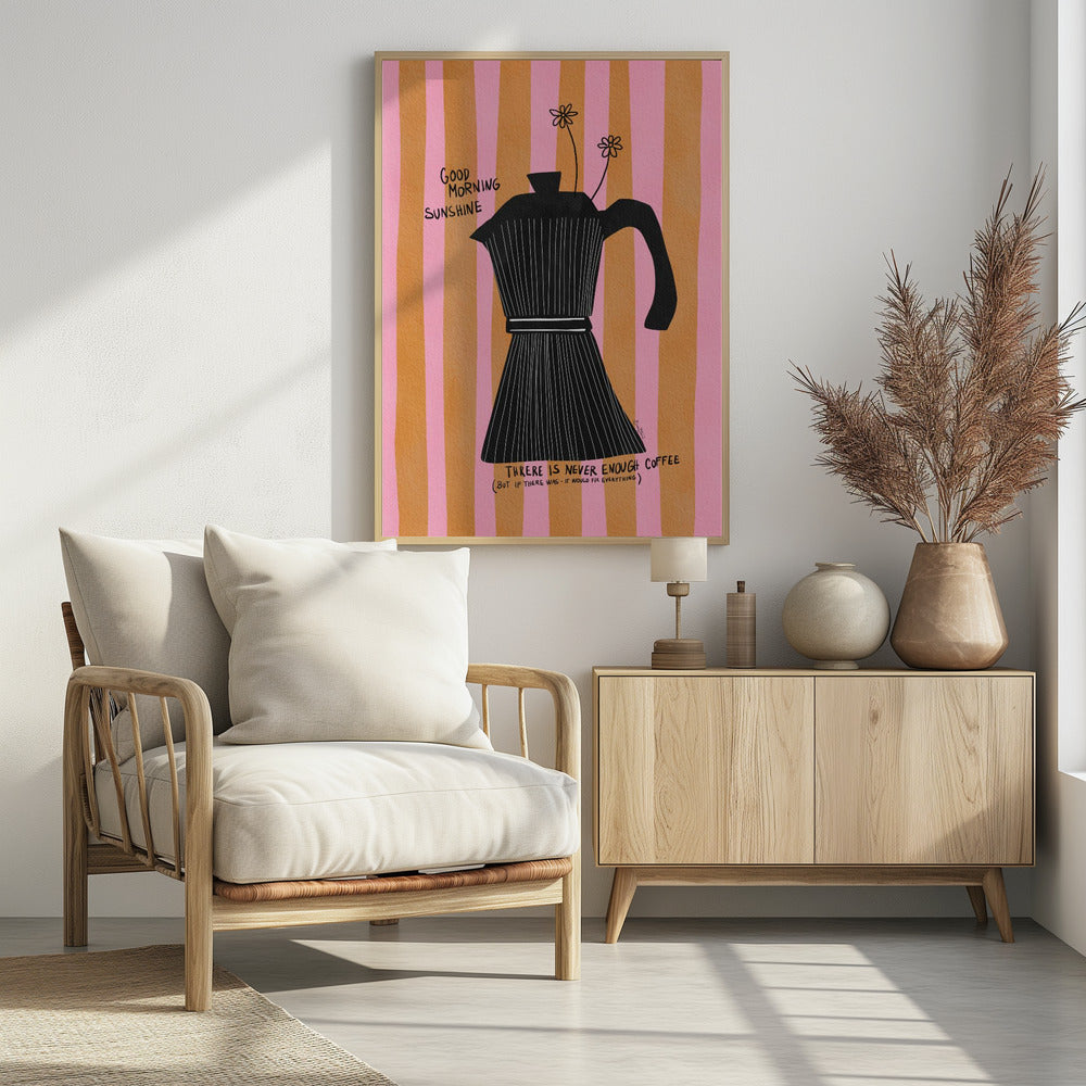 Mocca Coffee Sunshine - Poster / Art Print