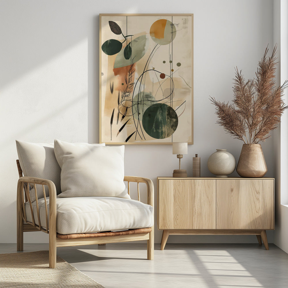 Abstract Beige No 2 - Poster / Art Print