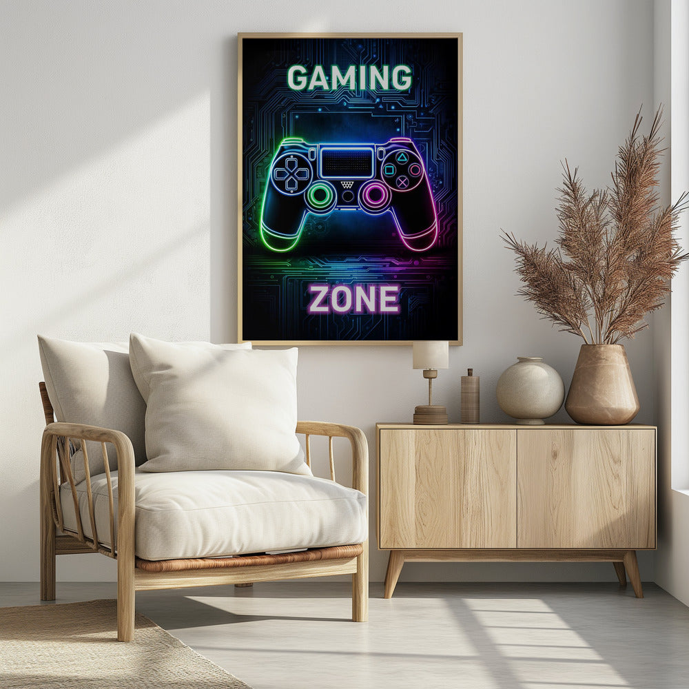 Gaming Zone - Poster / Art Print