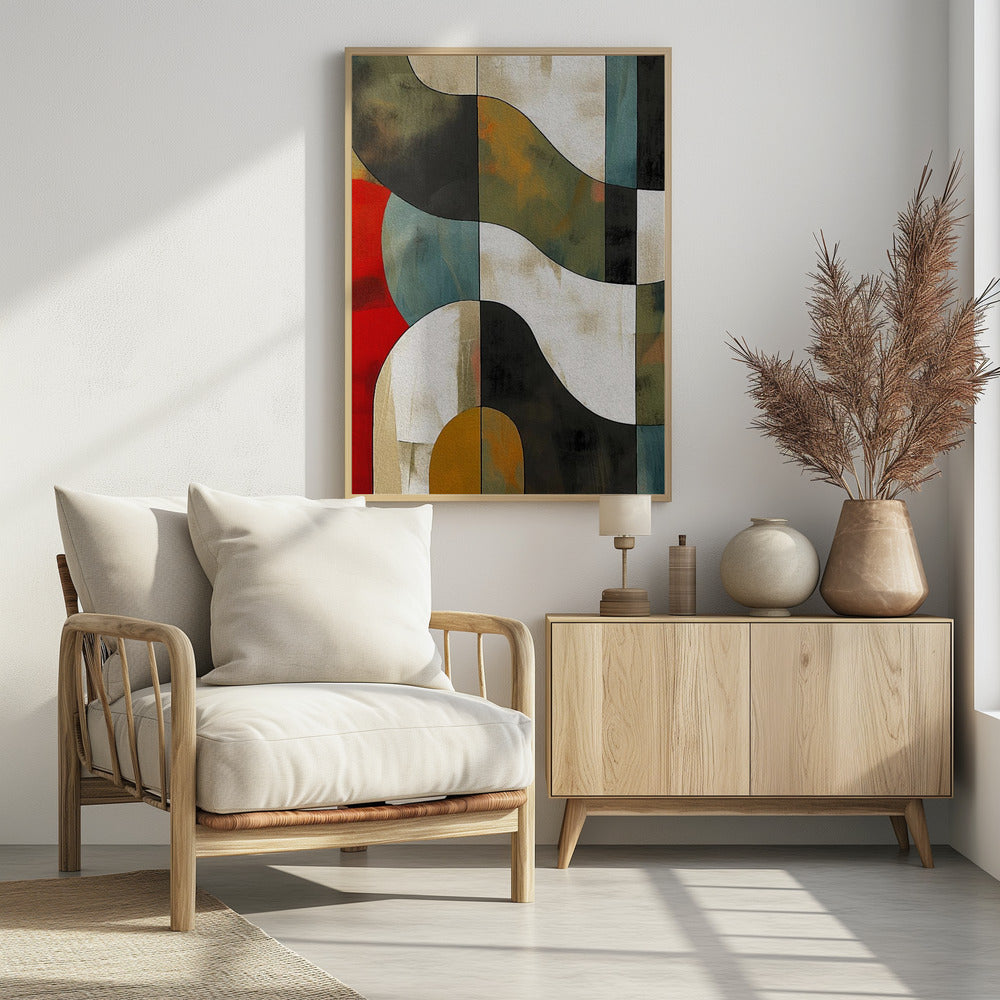 Abstract Fields No 1 - Poster / Art Print