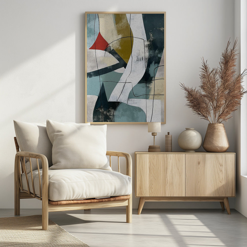 Abstract Fields No 2 - Poster / Art Print
