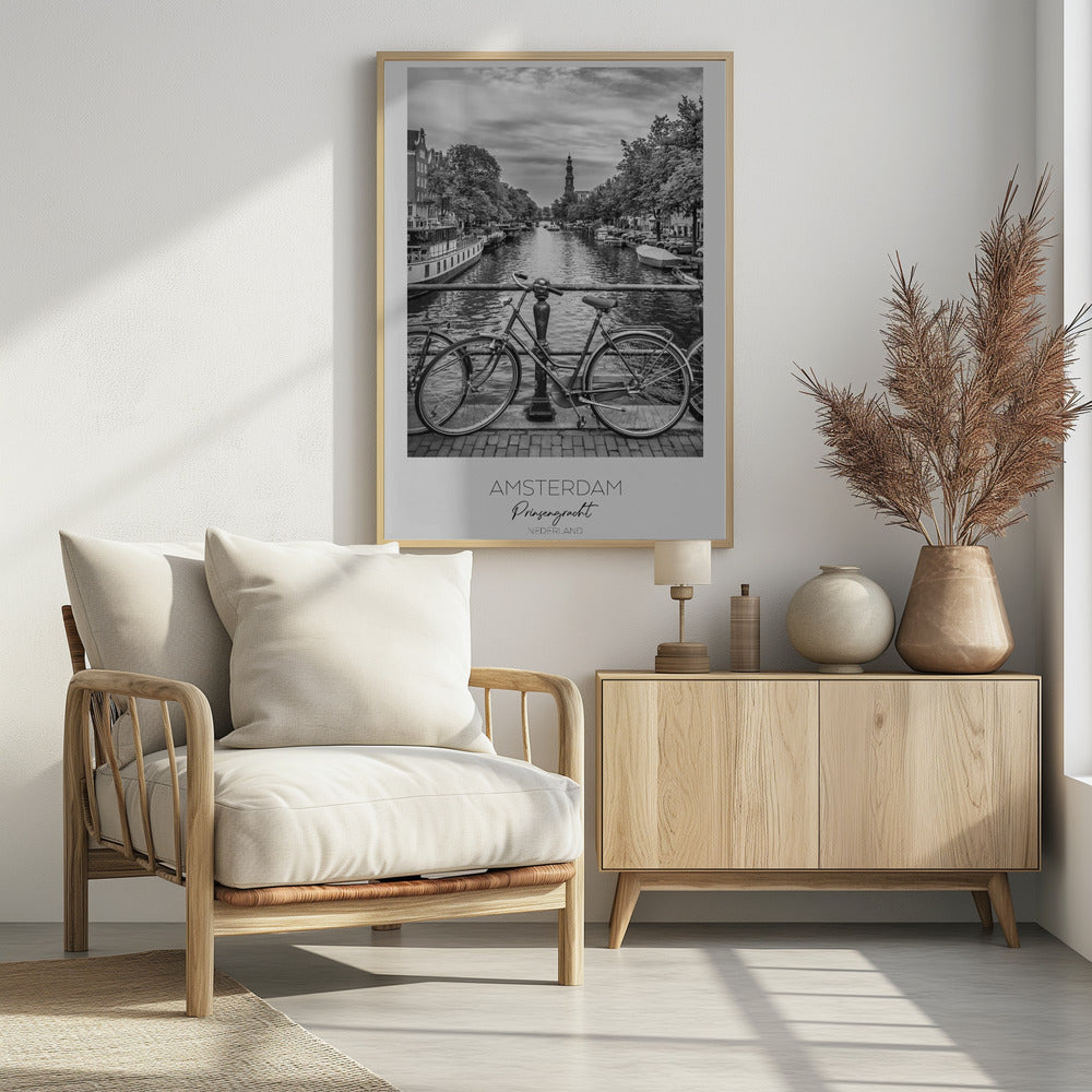 In focus: AMSTERDAM Prinsengracht - Poster / Art Print