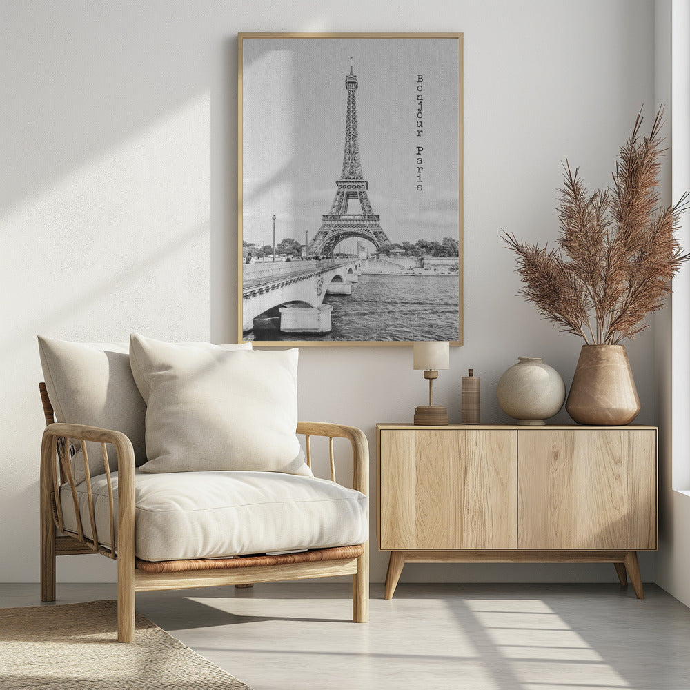 Bonjour Paris - Poster / Art Print