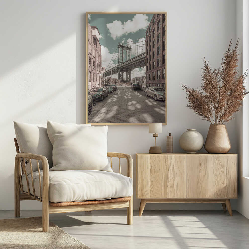 NEW YORK CITY Manhattan Bridge - Poster / Art Print